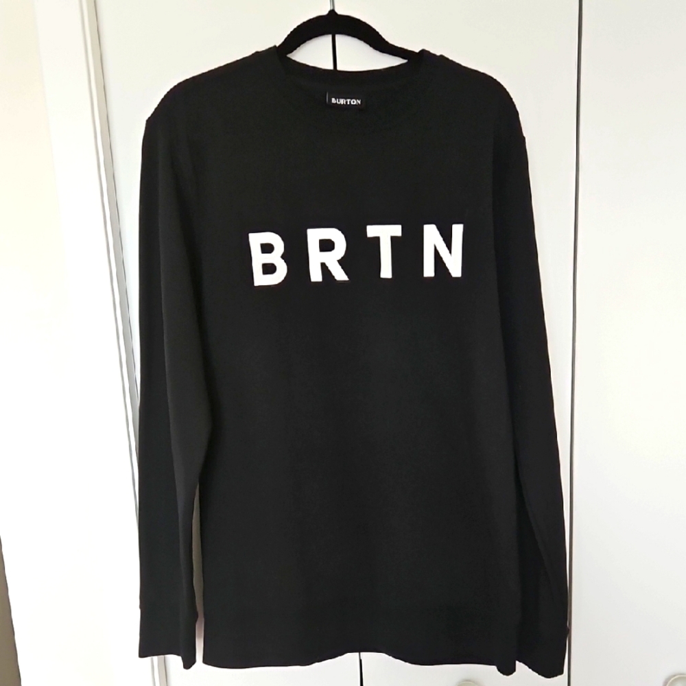 Burton Men's Black Crew Sweater
